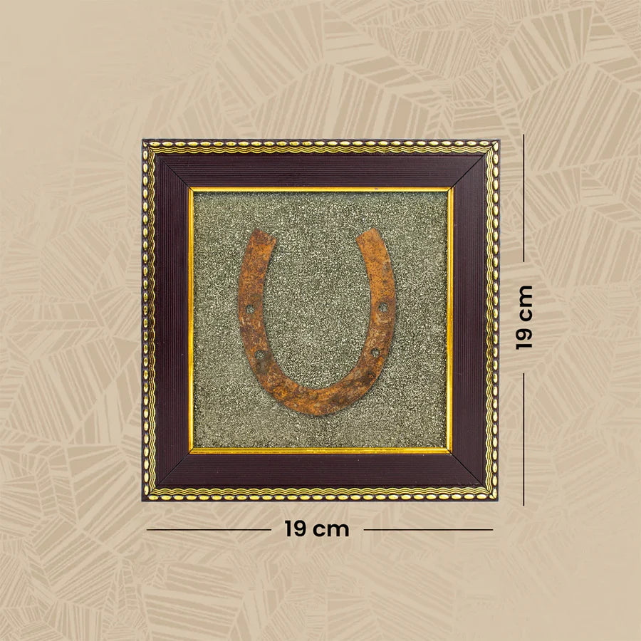 Ghode Ki Naal on Raw Pyrite Frame