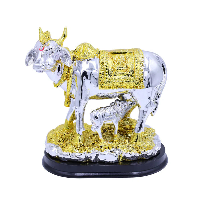 Silver Kamadhenu Cow