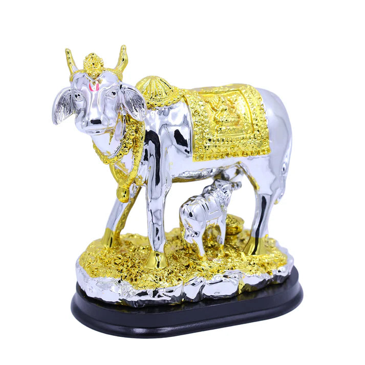 Silver Kamadhenu Cow