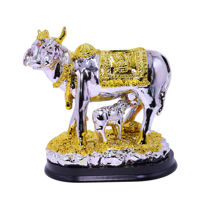 Silver Kamadhenu Cow