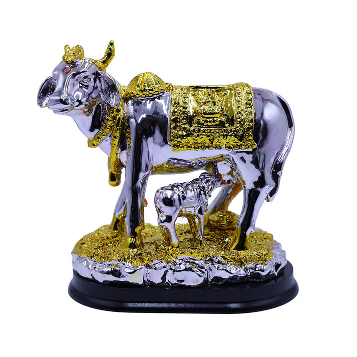 Silver Kamadhenu Cow