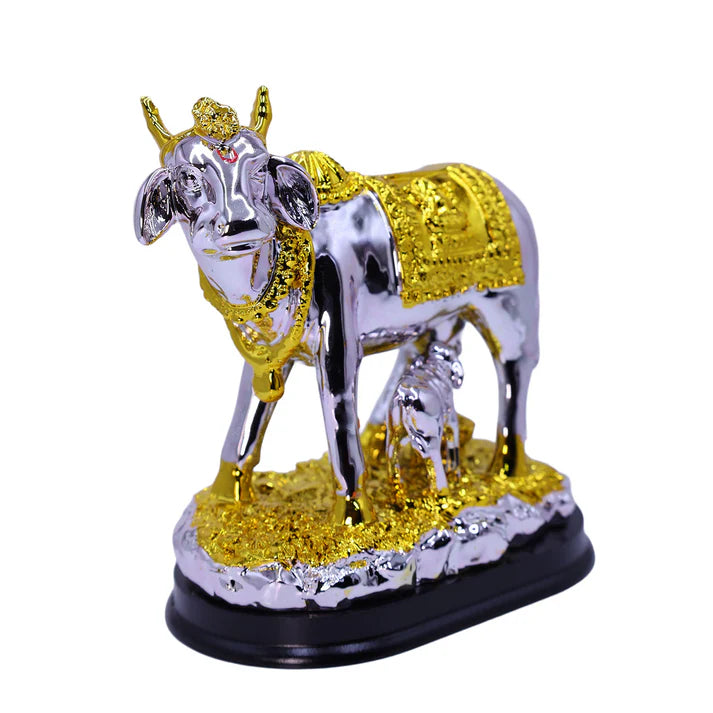 Silver Kamadhenu Cow
